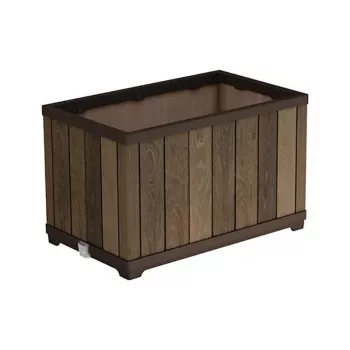 KETER Deco Obdĺžnikový črepník orechový kvetináč