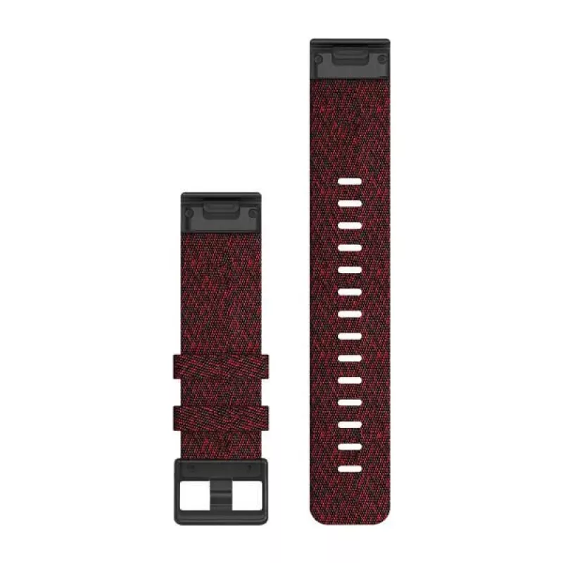 GARMIN Príslušenstvo, fenix 6 22mm QuickFit Heathered Red nylonový remienok