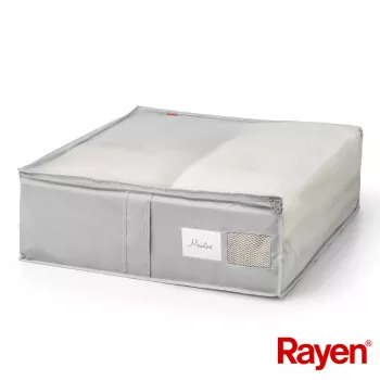 RAYEN Premium sivý box na deky 65x55x20cm