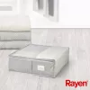 RAYEN Premium sivý box na deky 65x55x20cm
