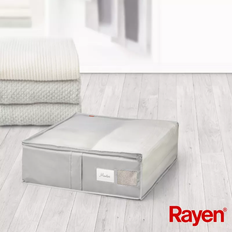 RAYEN Premium sivý box na deky 65x55x20cm