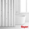 RAYEN sprchový záves 180x200cm biely, polyester