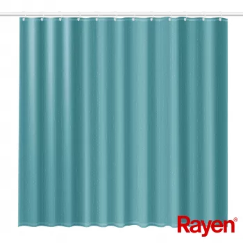 RAYEN sprchový záves 180x200cm svetlomodrý, polyester