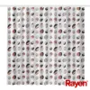 RAYEN sprchový záves 180x200cm biela/rebrovaná, PEVA