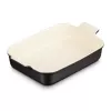 Le Creuset Rectangular Heritage kameninová 32x24cm / 4L čierna