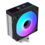 Rampage Octagon B70 vzduchový chladič CPU, 120 mm ARGB, zobrazenie teploty, čierny