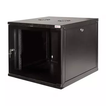 LOGILINK 19 palcová nástenná SOHO skriňa 12U 540*550, Flatpack, čierna