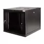 LOGILINK 19 palcová nástenná SOHO skriňa 12U 540*550, Flatpack, čierna
