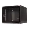 LOGILINK 19 palcová nástenná SOHO skriňa 12U 540*550, Flatpack, čierna