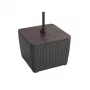 KETER Luzon Parasol odkladací stolík orech/sivá 29214820939