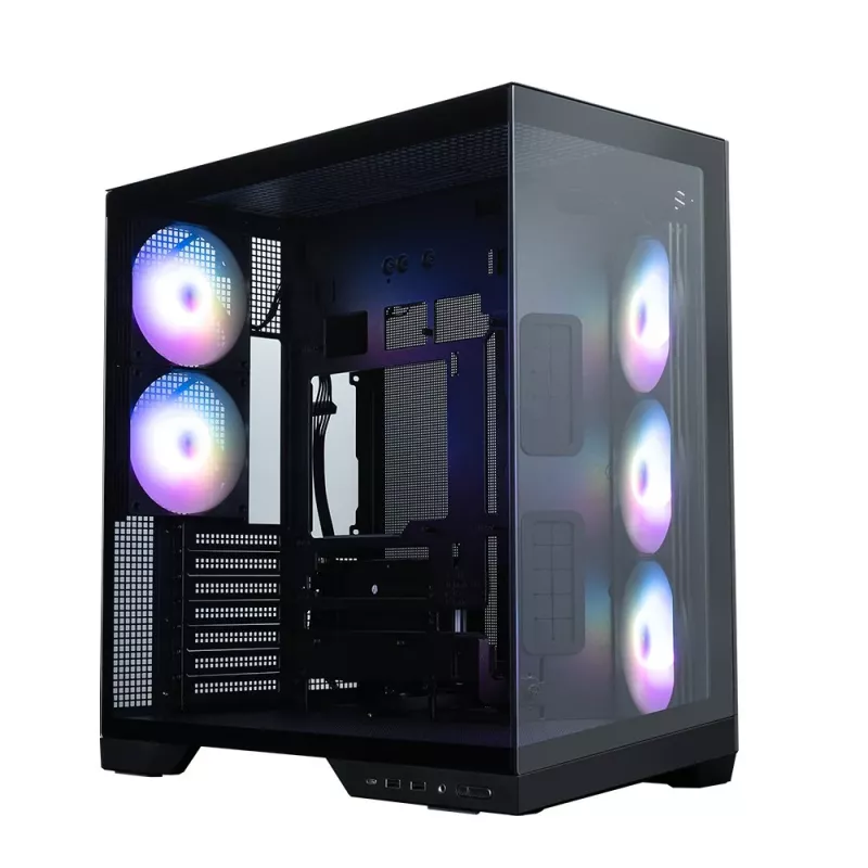 Zalman D50, ATX Mid Tower PC skriňa, 3 x 120mm ventilátory, čierna