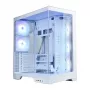Zalman D50 ATX Mid Tower PC skriňa, 3x 120mm ventilátory, biela