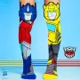 MADMIA detské podkolienky ponožky Transformers Optimus Bumblebee 3D / Mm247