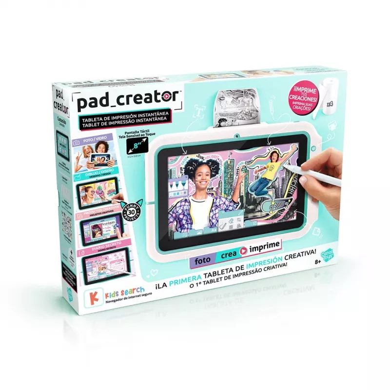 CANAL TOYS Canaltoys tablet s okamžitou tlačou