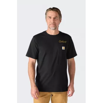 Carhartt Irvine Hard Work tričko ČIERNA