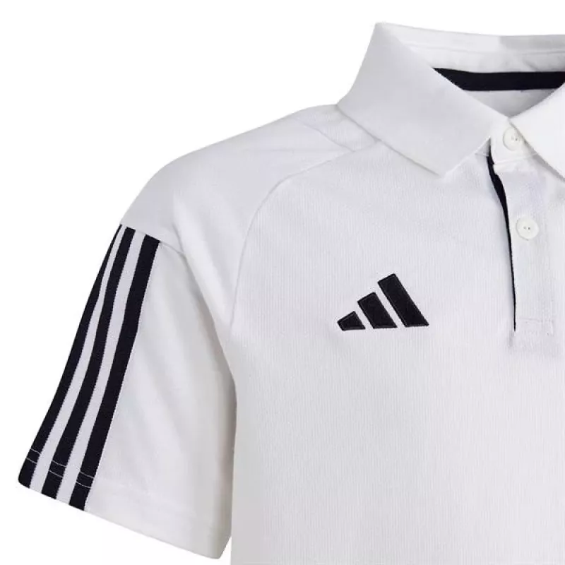 adidas Tiro 23 Competition Cotton detské tričko biela IC4576 140cm