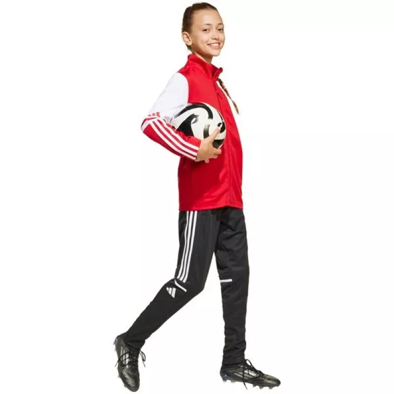 adidas Squadra 25 tréningová mikina pre deti červená JD4797 128cm