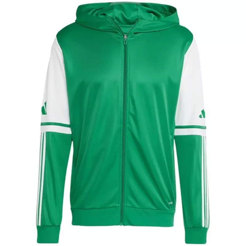 adidas Squadra 25 Hoody pánske mikina zelená a biela JP3164 S