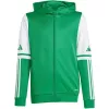 adidas Squadra 25 Hoody detské mikina zelená a biela JP3163 140cm