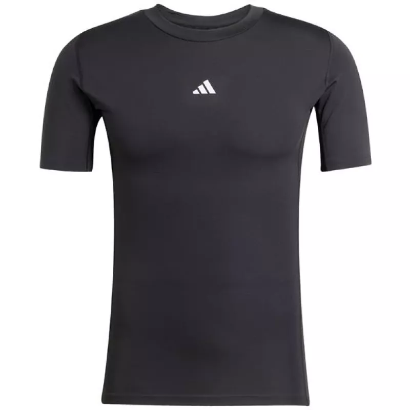 Pánske adidas Techfit krátky rukáv tričko čierna JP4674 2XL