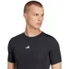 Pánske adidas Techfit krátky rukáv tričko čierna JP4674 2XL
