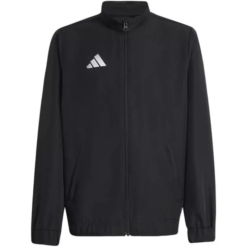 adidas Entrada 26 tréningová mikina pre deti čierna JZ6608 140cm
