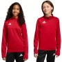 Detská tréningová mikina adidas Entrada 26 červená JZ6636 116cm