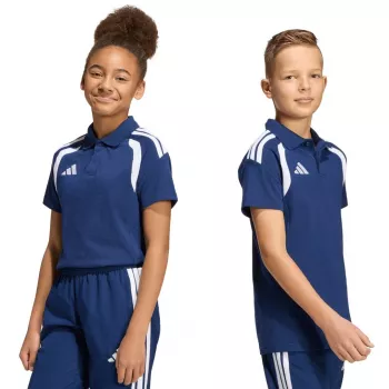 Detské tričko adidas Tiro 26 League Polo tmavomodré KF3406 140cm
