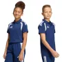 Detské tričko adidas Tiro 26 League Polo tmavomodré KF3406 140cm