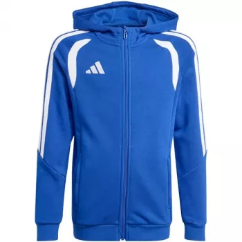 Detská mikina adidas Tiro 26 League Sweat Full Zip Hoodie modrá KF9102 140cm
