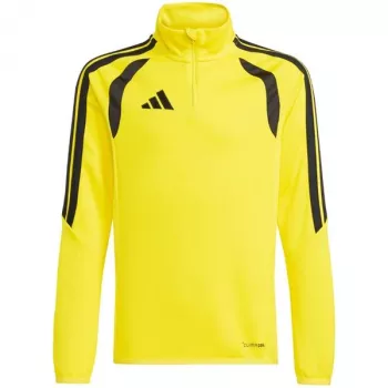 Detská tréningová mikina adidas Tiro 26 League žlto-čierna JY7158 152cm