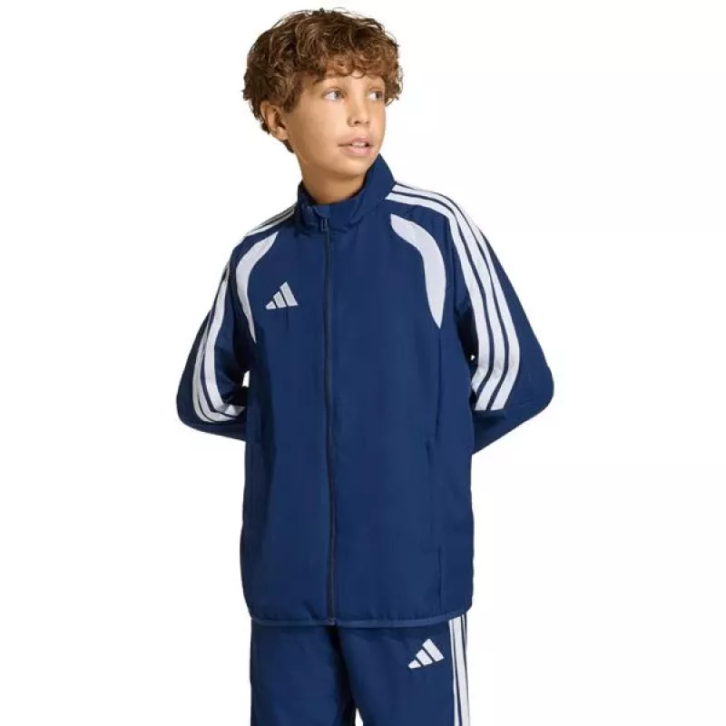 Detská mikina adidas Tiro 26 League Presentation tmavomodrá KA6414 164cm