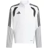 adidas Tiro 26 Competition Training Top detské mikina bielo-sivá KA7577 164cm
