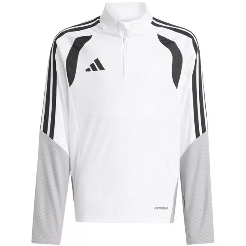 adidas Tiro 26 Competition Training Top detské mikina bielo-sivá KA7577 164cm