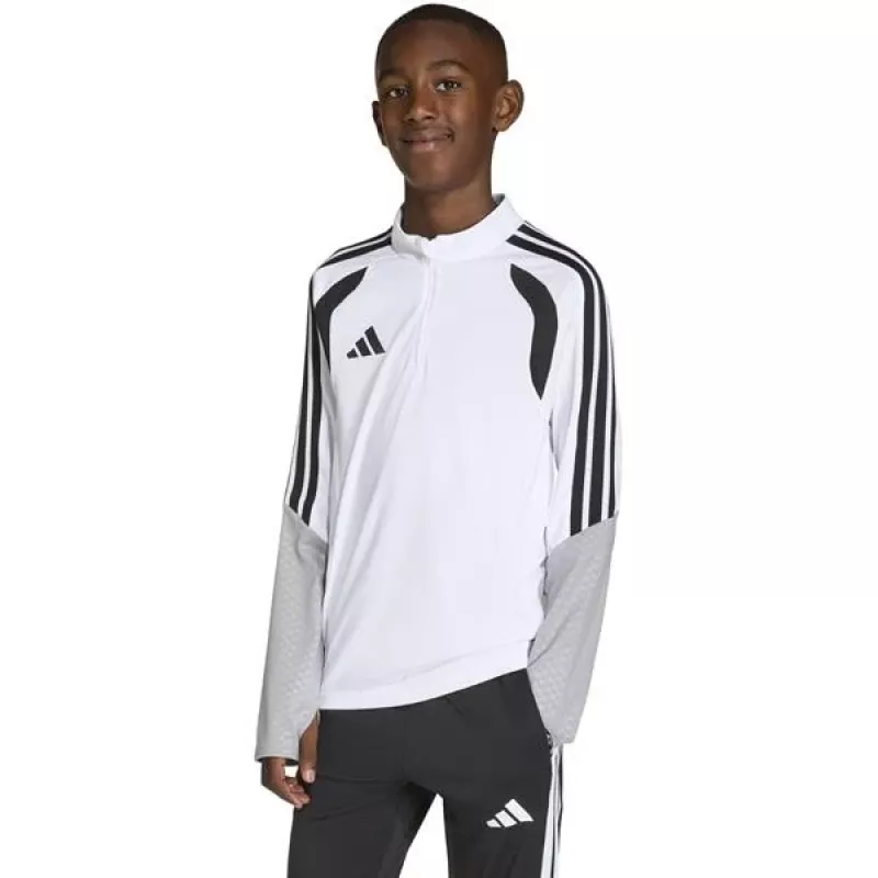 adidas Tiro 26 Competition Training Top detské mikina bielo-sivá KA7577 164cm