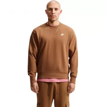 Nike Club FT pánska mikina svetlohnedá FN3888 270 2XL