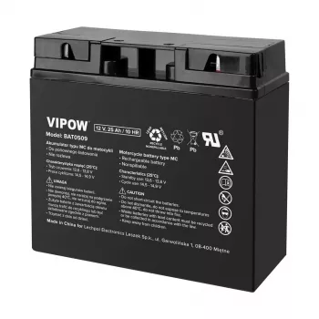 VIPOW batéria typ MC pre motocykle 12V 25Ah