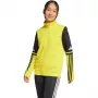 adidas Squadra 25 tréningová mikina pre deti žltá JP3395 152cm