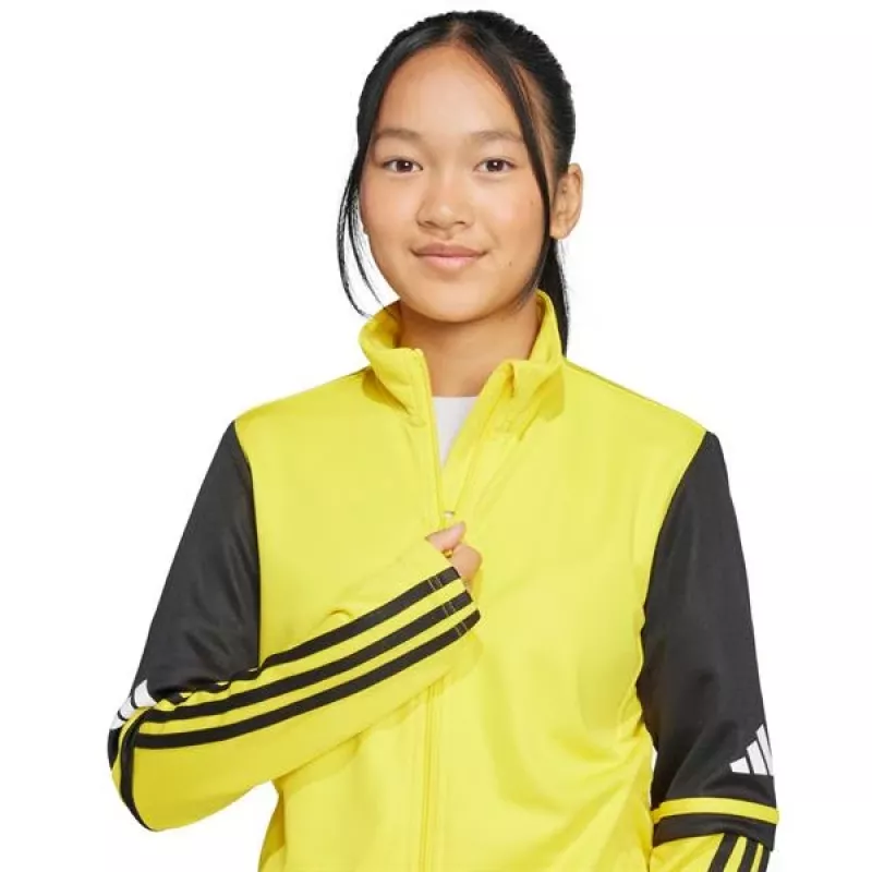 adidas Squadra 25 tréningová mikina pre deti žltá JP3395 152cm