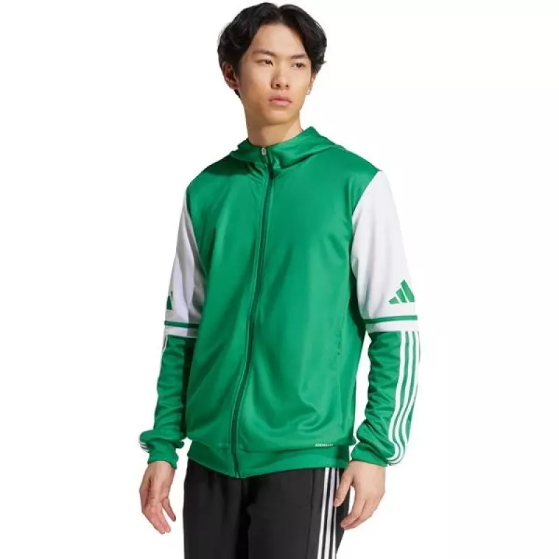 Pánska adidas Squadra 25 Hoody mikina zelená a biela JP3164 L
