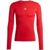 adidas Techfit pánske tričko s dlhým rukávom červená JP2926 L