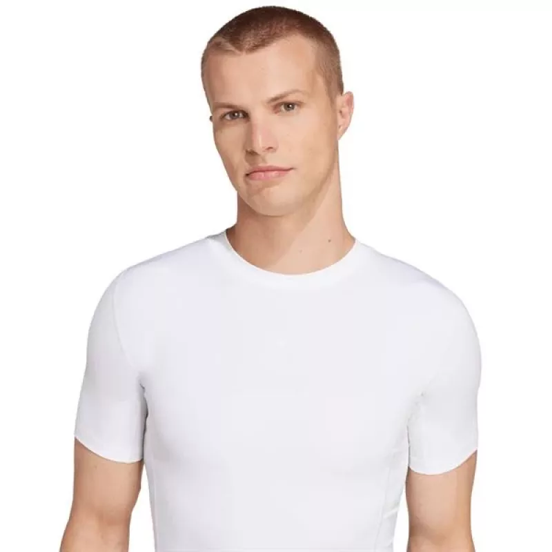 Pánske adidas Techfit tričko s krátkym rukávom biela JP4675 M