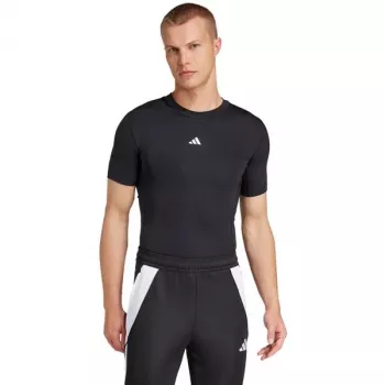 Pánske adidas Techfit tričko s krátkym rukávom čierna JP4674 S
