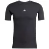Pánske adidas Techfit tričko s krátkym rukávom čierna JP4674 S