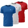 Pánske tričko 4F M4482 balenie 3 ks modrá, biela, červená 4FWSS26TTSHM4482 90S XL