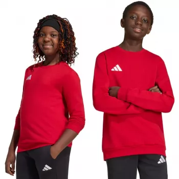 adidas Entrada 26 Sweat Top detská mikina červená JZ6556 128cm