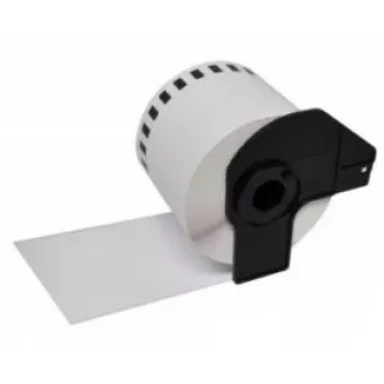 Brother DK22212 kompatibilná nekonečná etiketovacia rolka čierna na bielom 62mm x 15,25m