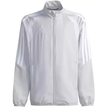 Detská mikina adidas Tiro 26 League Presentation svetlosivá JZ9053 164cm