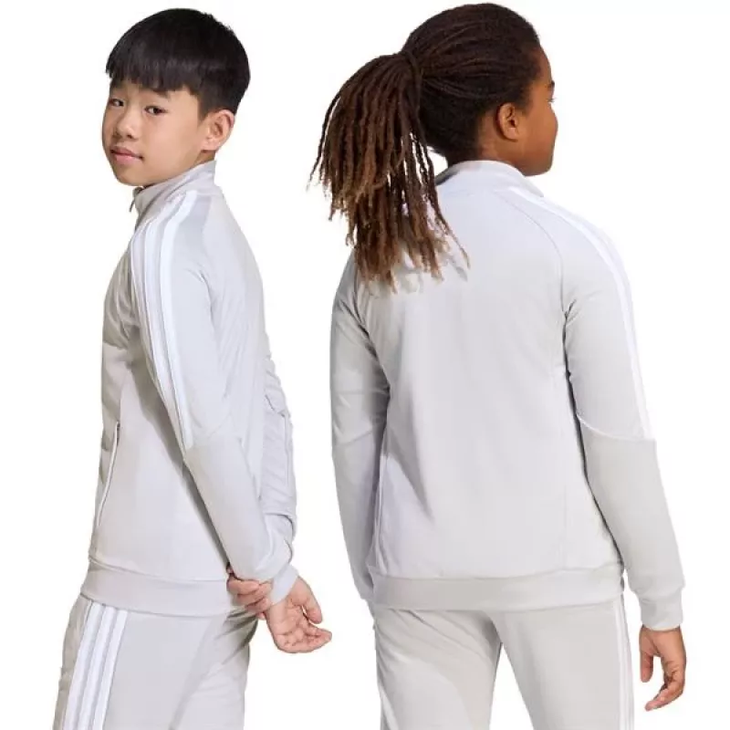Detská mikina adidas Tiro 26 League Training svetlosivá JY7198 140cm