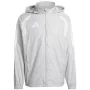 adidas Tiro 26 League Windbreaker detská bunda sivá KT2426 140cm
